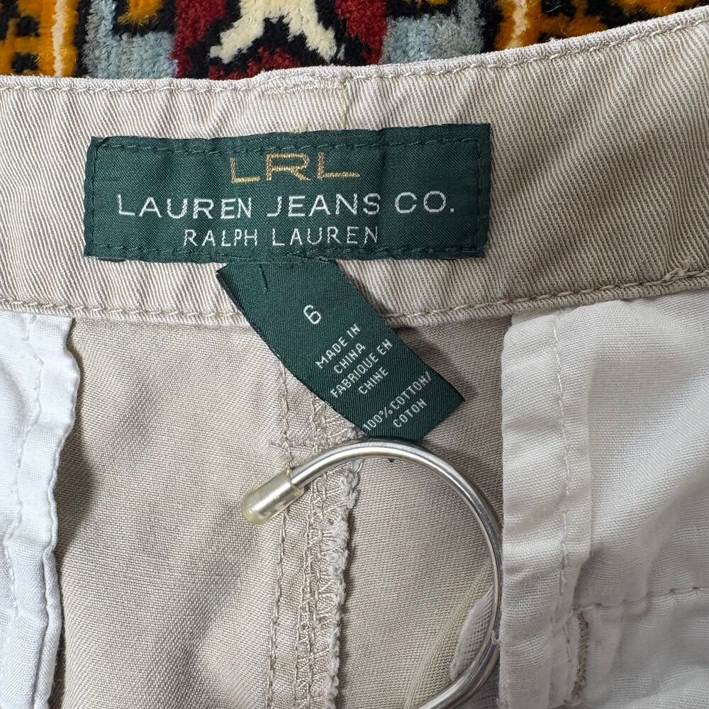 Bundle: 2 Lauren Ralph Lauren Newbury Chinos 100% Cotton Khaki sz 6 Uniform - Picture 13 of 13